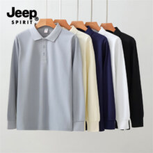 JEEP SPIRIT吉普 男士长袖polo衫 *2件29.5元/件 共59元包邮