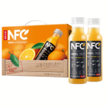 100%NFC橙汁白 菜价！农夫山泉 100%NFC橙汁果汁 300ml*10瓶￥28.22 3.0折