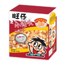 旺旺 旺仔小馒头特浓牛奶味 218g7.92元+1.39元金币（88Vip全能卡5.92元）