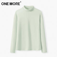 ONE MORE 女士半高领打底衫 zmn1018pc-409036券后39.5元