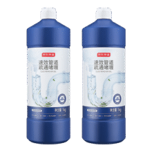 京东京造专研管道速效疏通啫喱1KG*2瓶  下水道疏通剂马桶卫生间管道疏通38.9元 (券后省10,月销1000+)