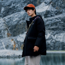 天降礼金、88VIP：New Balance NB 男女短款冬季保暖防泼水鸭绒羽绒服 AMJ53372668.92元包邮（需领券）