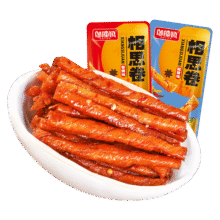 邬辣妈湖南特产相思卷辣豆干豆筋条小包装儿时休闲零食品小吃麻辣条 香辣味（20包）180g9.9元 (每满300减50,送赠品,月销1000+)