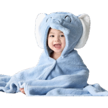 taoqibaby宝宝浴巾儿童带帽斗篷浴袍新生儿超软吸水浴巾洗澡连帽包巾速干49.9元 (送赠品,券后省10)