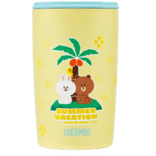 膳魔师（THERMOS）LINE椰岛樱花系列生日礼物水杯咖啡杯送礼定制水杯 【咖啡杯】椰岛 415ml60元（需领券）