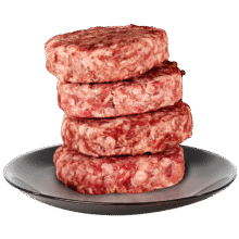 京东超市 海外直采谷饲牛肉饼1.2kg（10片装）*3件170.72元（返卡8.98元卡后合56.91元/件）