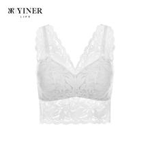 YINER LIFE 音儿内衣蕾丝美背文胸一体背心女带胸垫打底衫内搭可外穿159元
