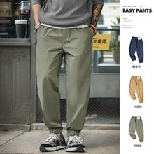 MADEN 马登 工装 美式复古Easypants休闲裤束脚 男 军绿色59.9元