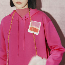 麦檬 MAIMENG 麦檬 女士宽松休闲连帽卫衣 5DC100111M349元