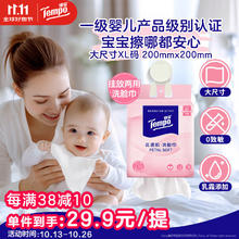 Tempo 得宝 悬挂式洗脸巾 160抽XL码 一次性毛巾15.91元（需买3件，需用券）