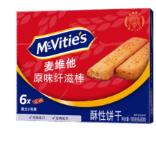 临期品：McVitie's 麦维他原味全麦纤滋棒粗粮饼干180g*2件11.5元（合5.75元/件）