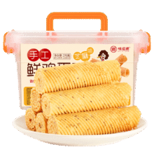 味滋源 鸡蛋酥芝麻味270g鸡蛋卷饼干糕点零食小吃休闲食品9.9元