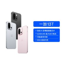 20点、88vip：一加 13T 手机 骁龙 8 至尊版 晨雾灰 12+256G2181.02元   8点直播间下单，否则价格不生效