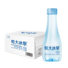 恒大冰泉 甄选便携小瓶矿泉水245ml*12瓶9.9元+运费