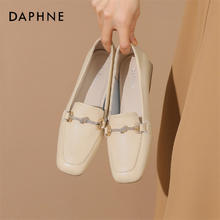 DAPHNE 达芙妮 春秋百搭休闲鞋乐福单鞋券后59元
