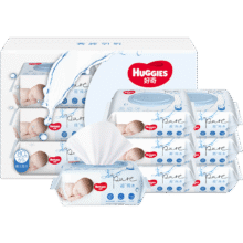 HUGGIES 好奇 超?纯水系列 婴儿湿巾80抽6包