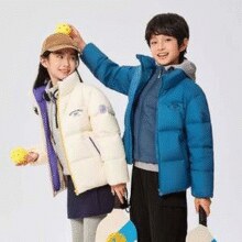 波司登 2025年新款 男女中大童5A抗菌4防羽绒服（105-165码）多色