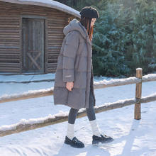 坦博尔 高充绒鹅绒羽绒服女中长款乌鹊灰 S券后1059.8元