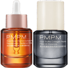 PMPM玫瑰+胶原双抗精华气泡油组合60ml 抗糖抗氧护肤品提亮情人节礼物329元 (送赠品,券后省20)