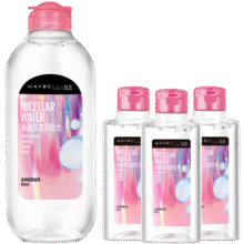美宝莲净澈多效卸妆水685ml 敏感皮干皮 (400ml+95ml*3)生日礼物女79元