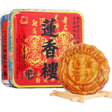 莲香楼 月饼散装 莲香楼 蛋黄豆沙 中秋节广式月饼187.5g 铁罐装14.02元/件  包邮（云闪付下单9件+1件凑单）