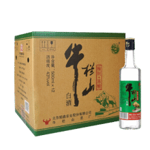 牛栏山 精制陈酿 口粮酒 浓香风格 43度 500ml*12瓶 整箱装