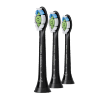 飞利浦（PHILIPS）电动牙刷头 钻石亮白型牙刷头 适配HX9352HX9362HX9332HX9372 3支 装钻石亮白HX6063/96黑色131.1元 (每满149减14,券后省0.88,月销4000+)