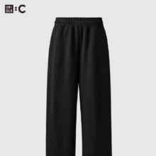 优衣库合作款男装女装宽松运动长裤休闲裤加长款477878 09 黑色 M99.5元