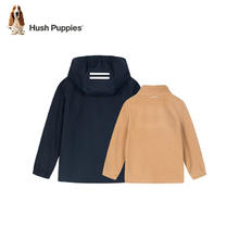 Hush Puppies 暇步士 童装儿童男女大童春秋保暖舒适三防休闲时尚可拆卸内里风衣 暖卡其 140cm券后179元