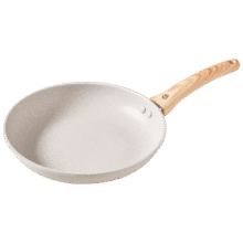 京东京造煎锅 麦饭石色不粘平底锅煎炒菜锅多用锅电磁炉燃气灶通用26cm40.73元