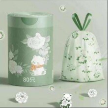 免撕山茶花抽绳垃圾袋 30抽1卷1元