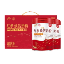 伊利轻慕红参焕活女士奶粉礼盒装 中秋礼品 五年长白山红参 400g*2278元