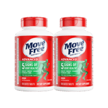 Move Free益节 氨糖软骨素钙片 绿瓶120粒*2 维骨力 成人中老年 美国进口438元 (满599减60,月销3000+)