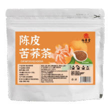 正宗陈皮苦荞茶包新会陈皮搭配大凉山苦荞组合茶刮油肠清祛湿茶 一袋装5g*10包7.9元