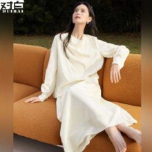 20点：DUIBAI 对白 莱赛尔衬衫套装 高级感女式两件套113元包邮