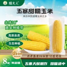 糯夫人五寨黄糯玉米8根2.4kg14.64元