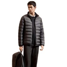 超V会员：安踏 【防泼水】氢羽绒短款轻薄羽绒服男士冬保暖便携鸭绒外套上衣男139.2元(可低至134.2元)