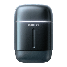 PLUS会员：PHILIPS 飞利浦 电动剃须刀新一代旋护式鹅卵石Pro 无线充电便携刮胡刀 夜幕蓝 生日礼物出行必备国家补贴