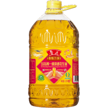 鲁花 食用油 5S物理压榨一级 香飘万家浓香花生油  5L*1桶199.8元