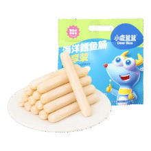 小鹿蓝蓝海洋鳕鱼肠 鱼肠宝宝零食儿童零食营养健康 双重DHA 原味400g袋装【40支装】29.9元 (券后省10)