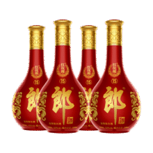 京东PLUS：郎酒 红花郎酒 红十五 53° 酱香型 500ml 4瓶