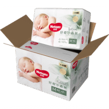 好奇（Huggies）心钻装小森林箱装纸尿裤M84片(6-11kg)230元
