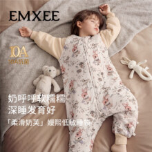 嫚熙（EMXEE）婴儿睡袋宝宝奶芙分腿睡袋儿童恒温防踢被 适暖款【恒温棉+天竹纤维】狐之絮语 建议18-24℃ 73码【建议身高66-73cm】353.9元