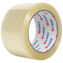 永冠透明胶带封箱封口快递打包宽胶带货物工厂仓库搬家45mm*60y（54.84m）*1卷0.97元