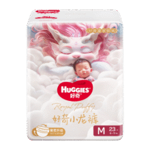 PLUS会员：Huggies/好奇 小龙裤 M码 纸尿裤 23片