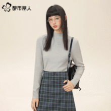 衣柜百搭款！都市丽人 2025新款 女士半高领修身显瘦针织毛衣￥34.90 5.0折