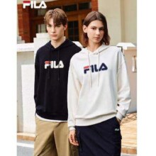 预售：FILA 斐乐 情侣款连帽卫衣 2025秋季休闲宽松针织长袖上衣226.75元包邮