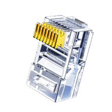 毕亚兹 6类千兆网络接头 CAT6工程级RJ45电脑连接器10个 适用超六类非屏蔽网线1.9元（需领券）