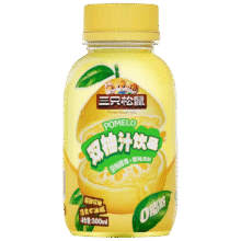 三只松鼠 双柚汁饮料300ml*1瓶1.9元包邮
