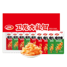 卫龙休闲零食 香辣酸辣混合口味魔芋爽210g/袋 零食大礼包 怀旧小吃5.9元（需领券）